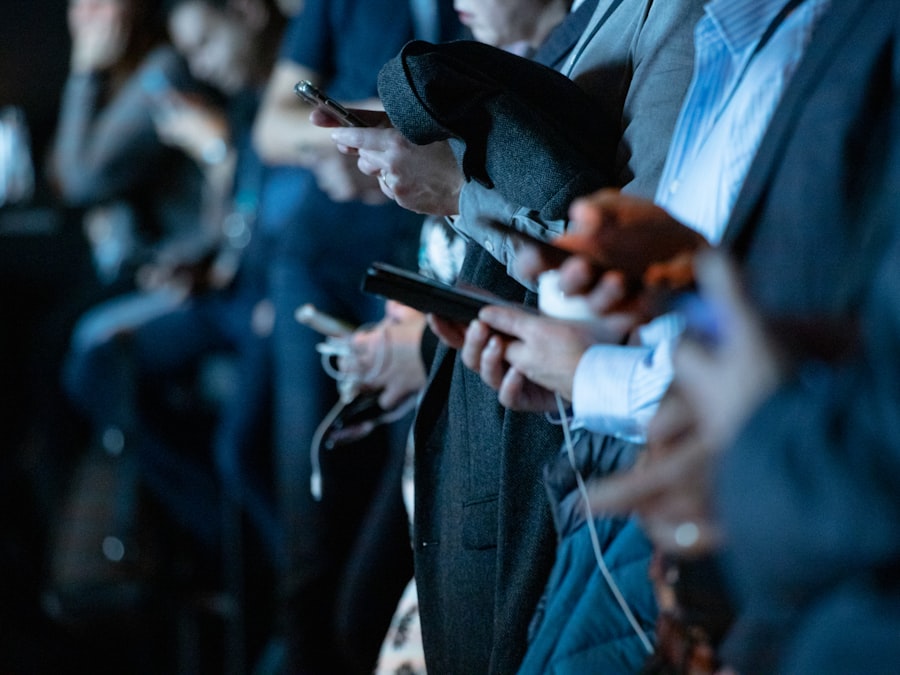 Guests at an event opening the gallery link on their own phones